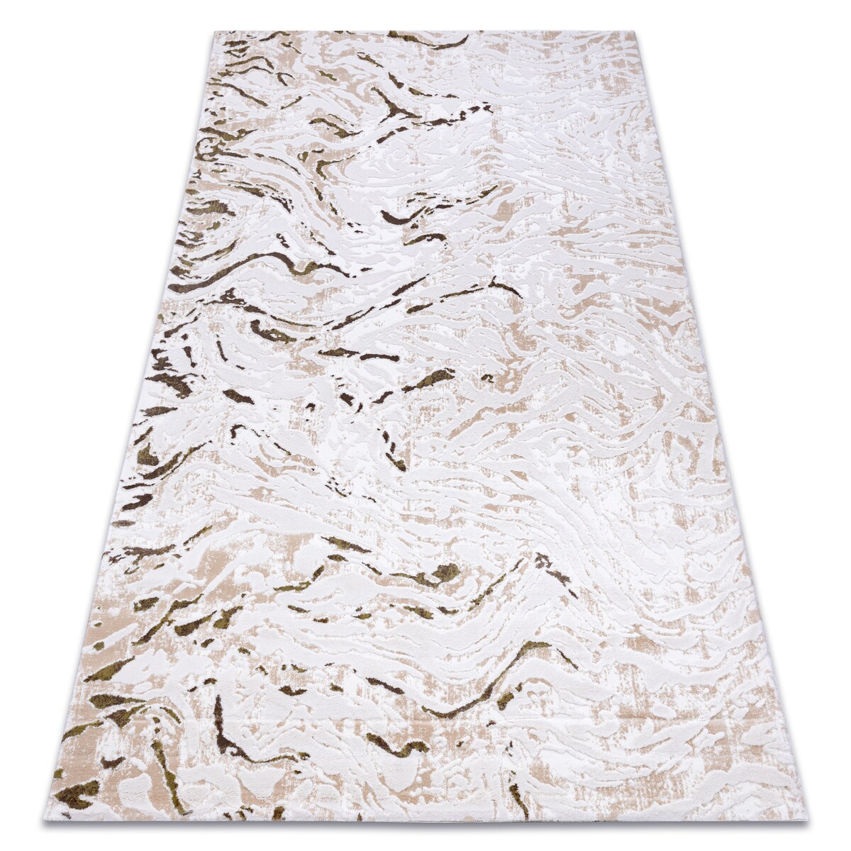 Dywan AKRYL DIZAYN 123 beż / zielony 160x230 cm