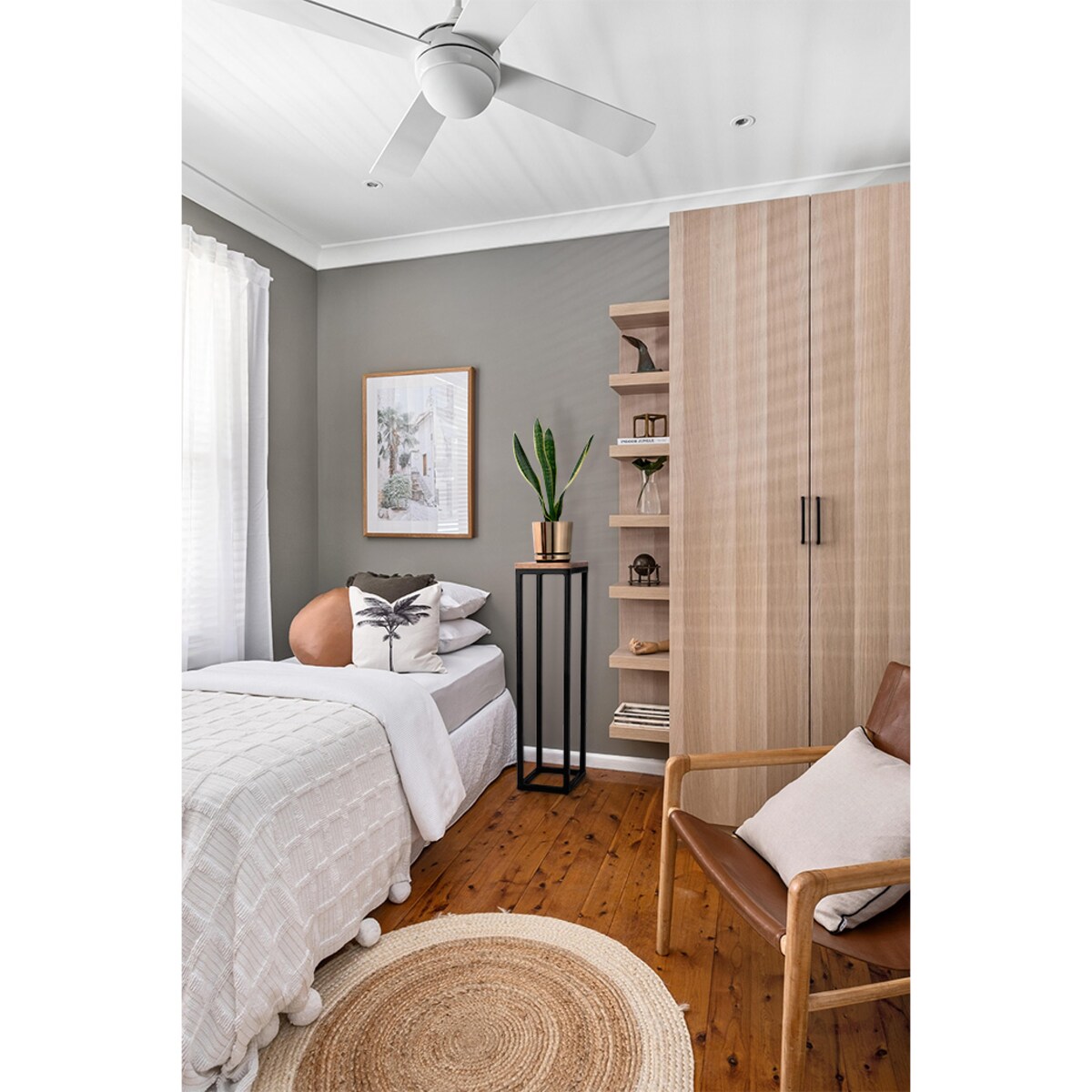 Meble dekoracyjne KS-36 KWIETNIK DREWNO L z serii KAJA HOME