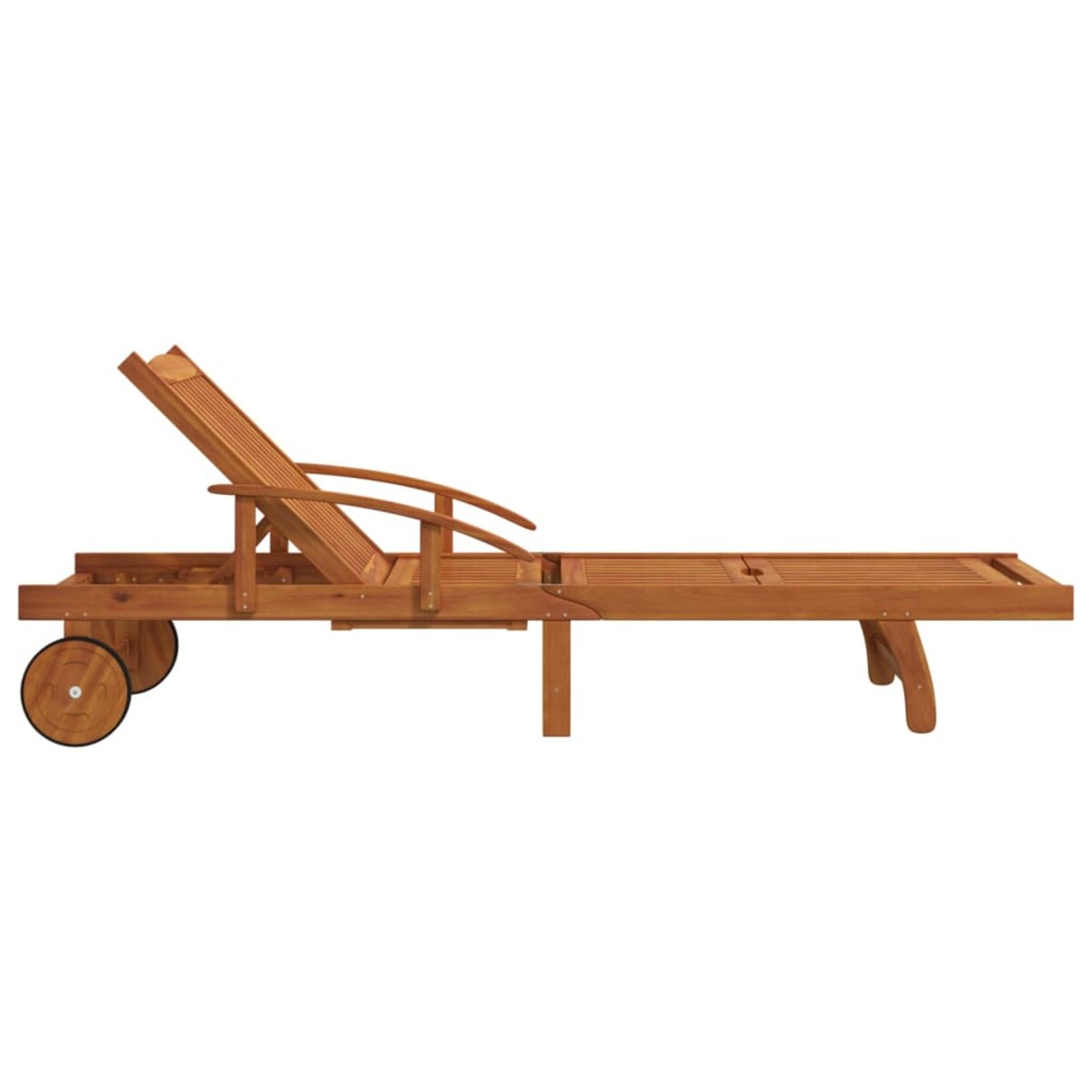 vidaXL Leżaki, 2 szt., lite drewno akacjowe