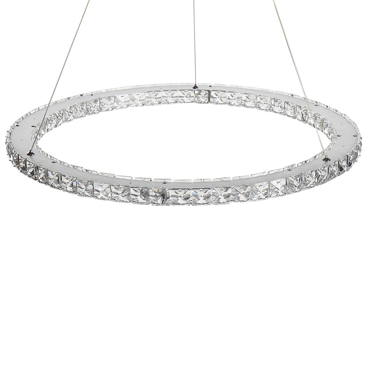 Lampa wisząca LED MAGAT Kryształ Srebrny