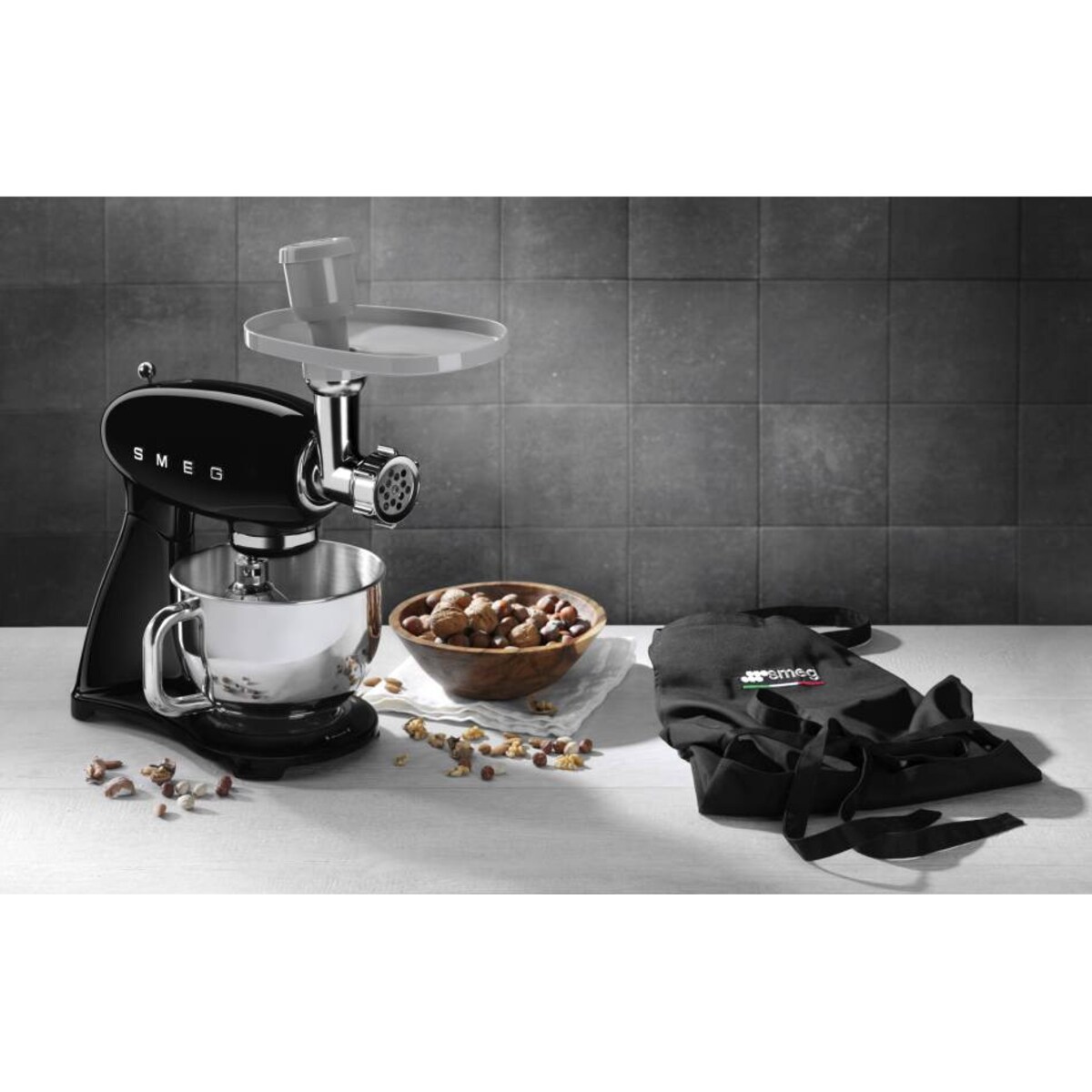 Mikser planetarny czarny 50's Style, SMEG
