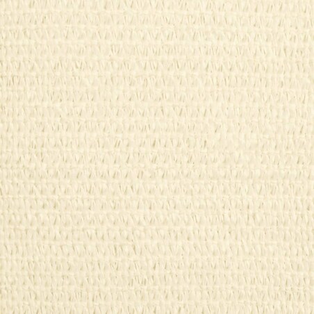 vidaXL Żagiel przeciwsłoneczny, 160 g/m², kremowy, 4x5x6,8 m, HDPE