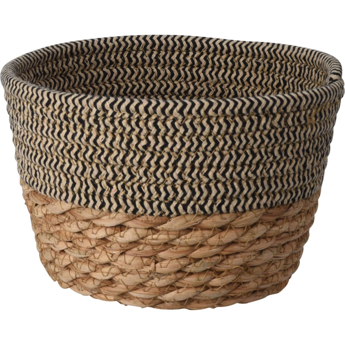 Komplet koszy do przechowywania, włókno naturalne, 3 sztuki