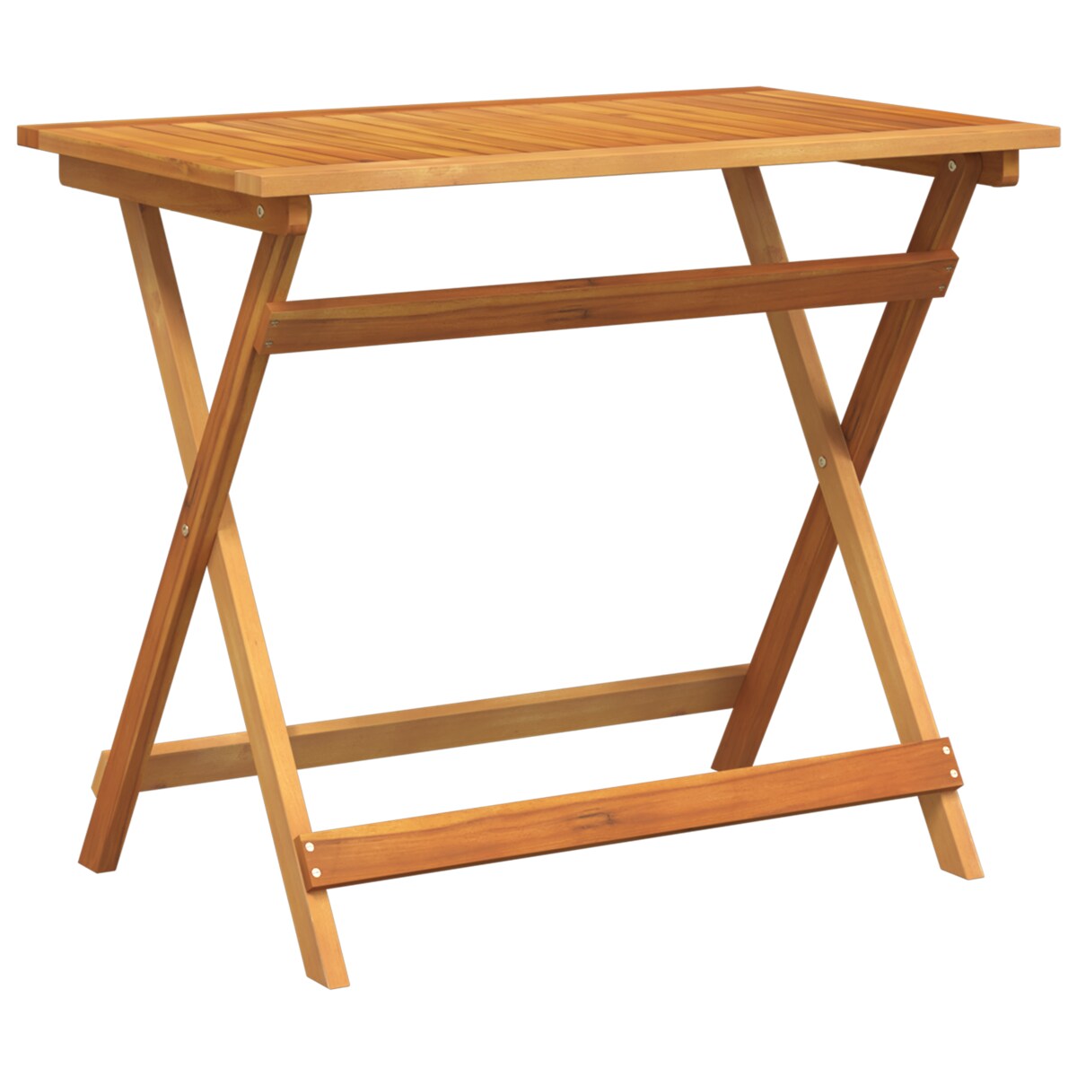 vidaXL Stół składany ogrodowy prostokątny 100x55x75 cm z twardego drewna akacjowego