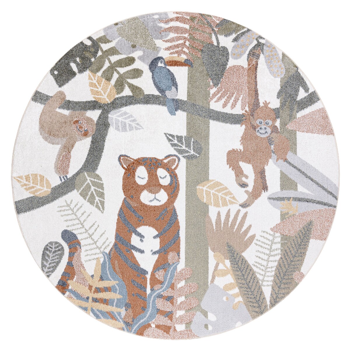Dywan BONO 8426 koło Dżungla, dzikie koło 160 cm