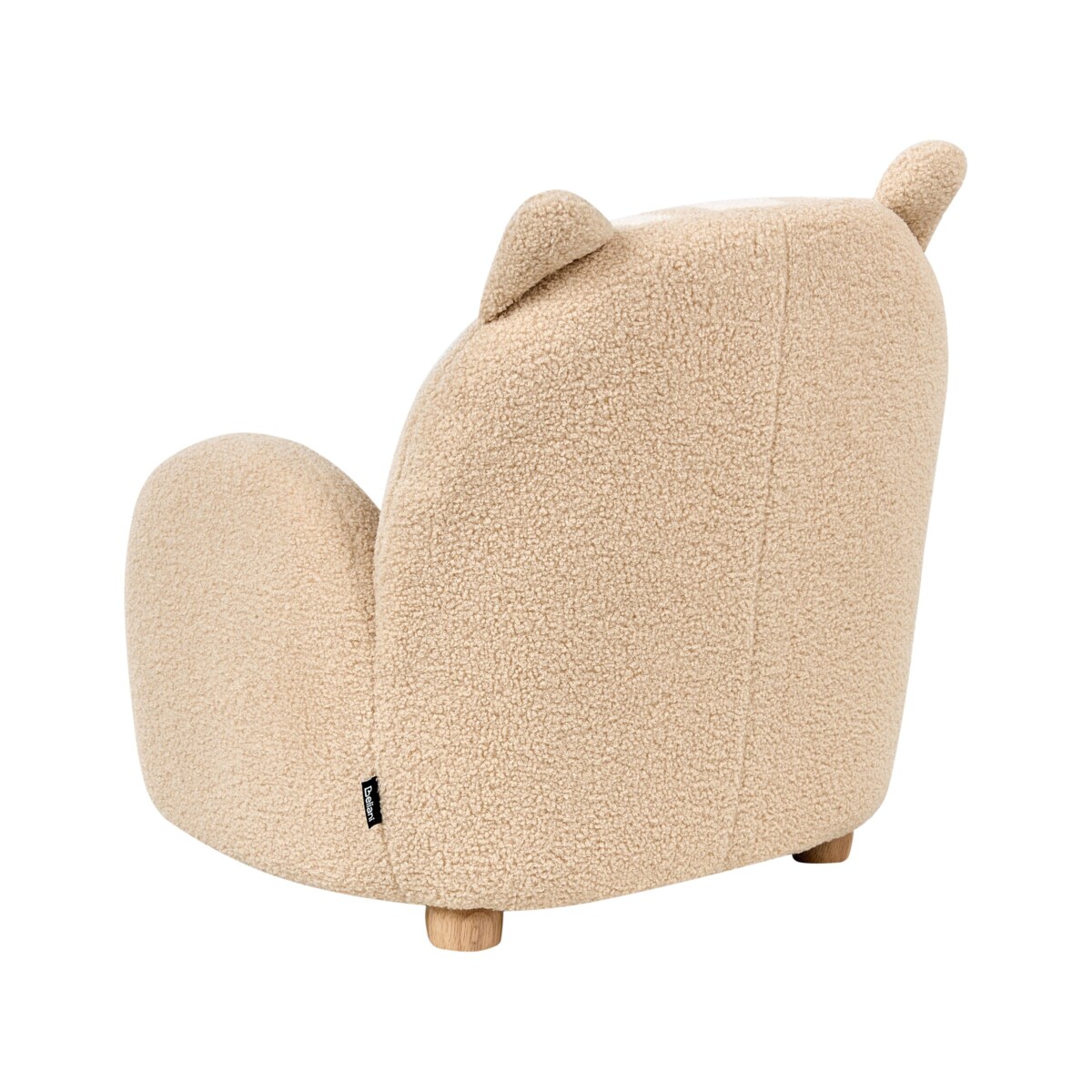 Fotel dziecięcy boucle kot beżowy ZOAR