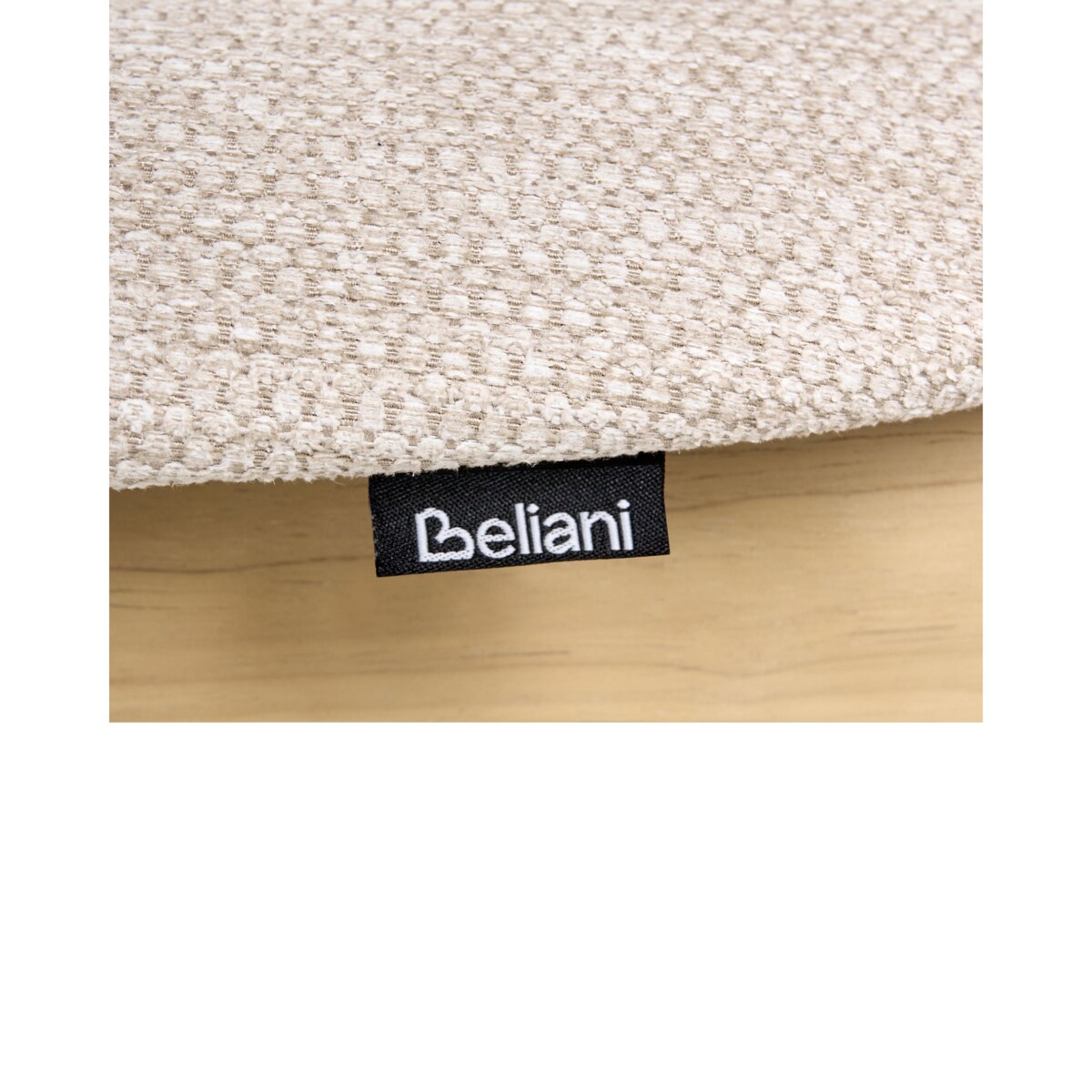 Zestaw 2 krzeseł do jadalni ANOKA Drewno Jasny brąz/ beżowy