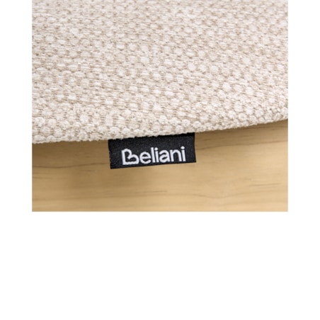 Zestaw 2 krzeseł do jadalni ANOKA Drewno Jasny brąz/ beżowy