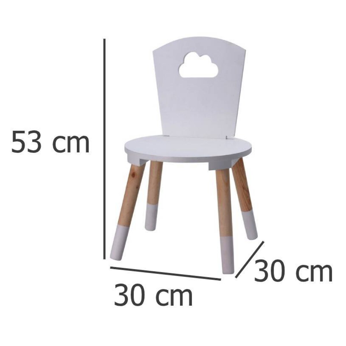 Krzesło dla dzieci, drewniane