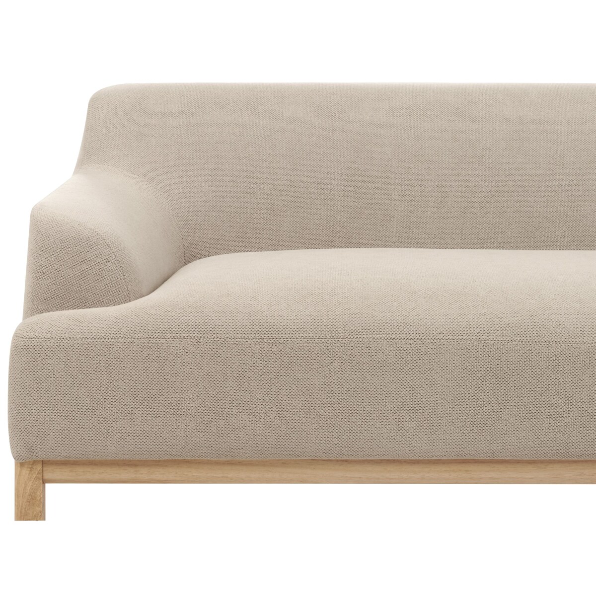 Sofa 3-osobowa beżowoszara SOSJO