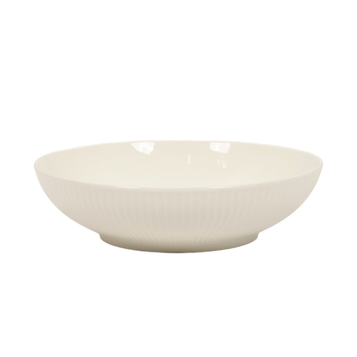 Głęboki talerz z porcelany New Bone, Ø 20 cm