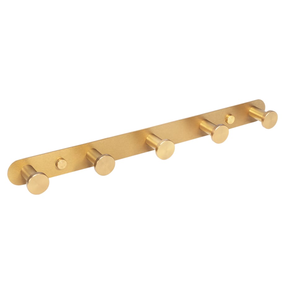 Wieszak ścienny złoty na ubrania akcesoria do przedpokoju