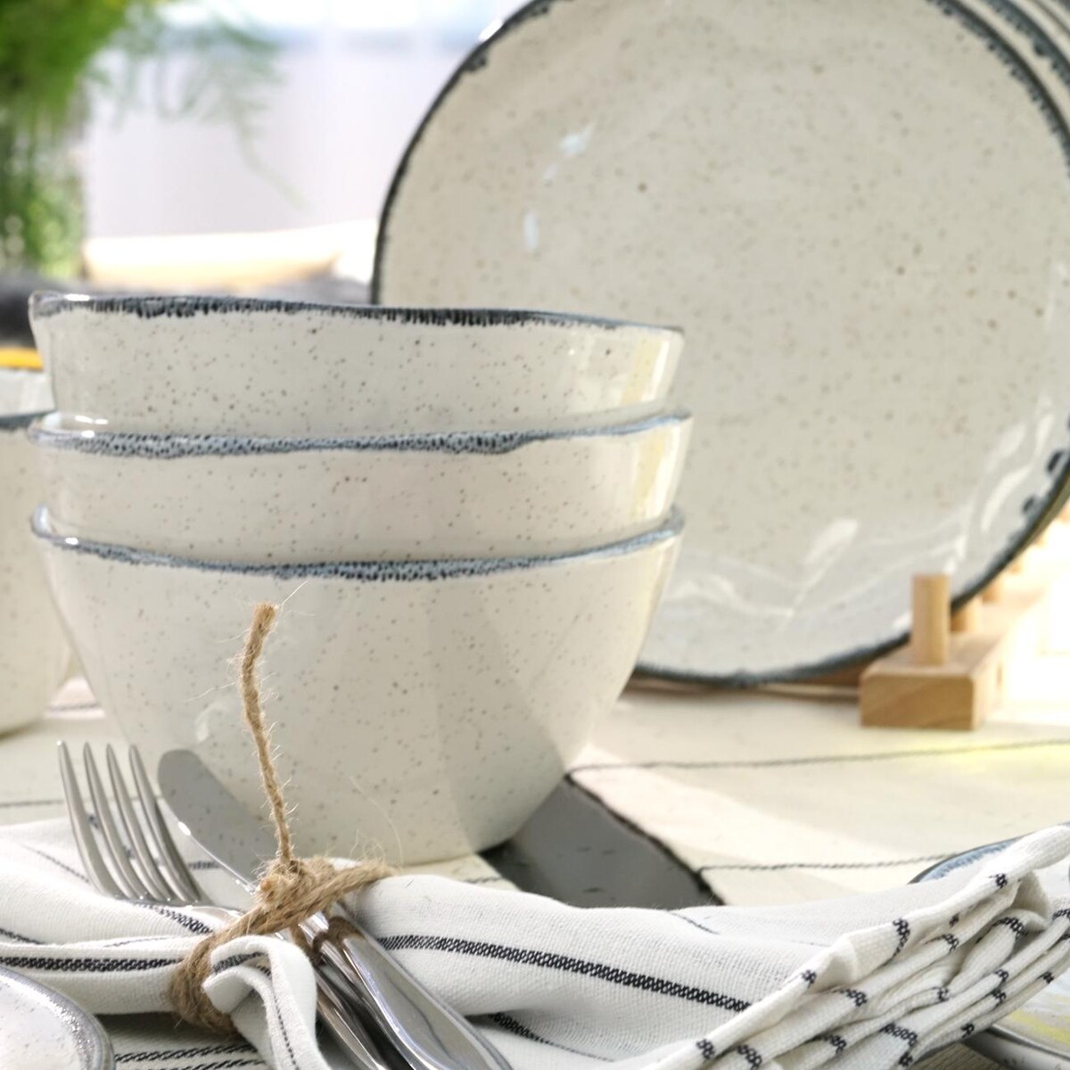 VILLA ITALIA Talerz deserowy śniadaniowy 20,5 cm VANILLA