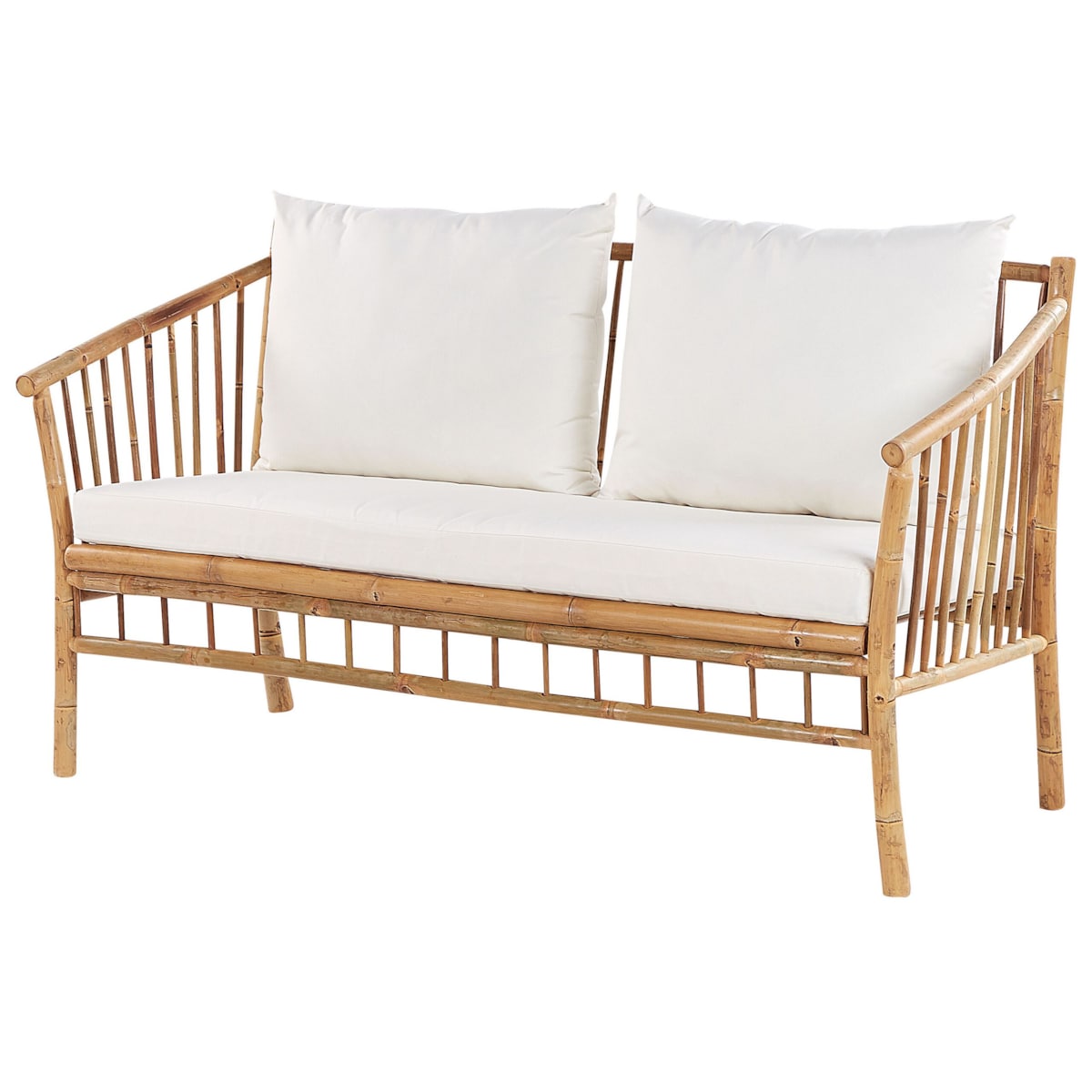 Zestaw ogrodowy ze stolikiem dla 4 osób MAGGIORE Drewno bambusowe Jasnobrązowy