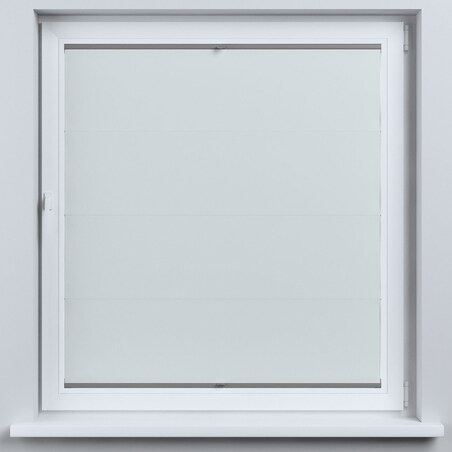 Roleta plisowana rzymska Sycylia, biało-szary, Blackout 300cm