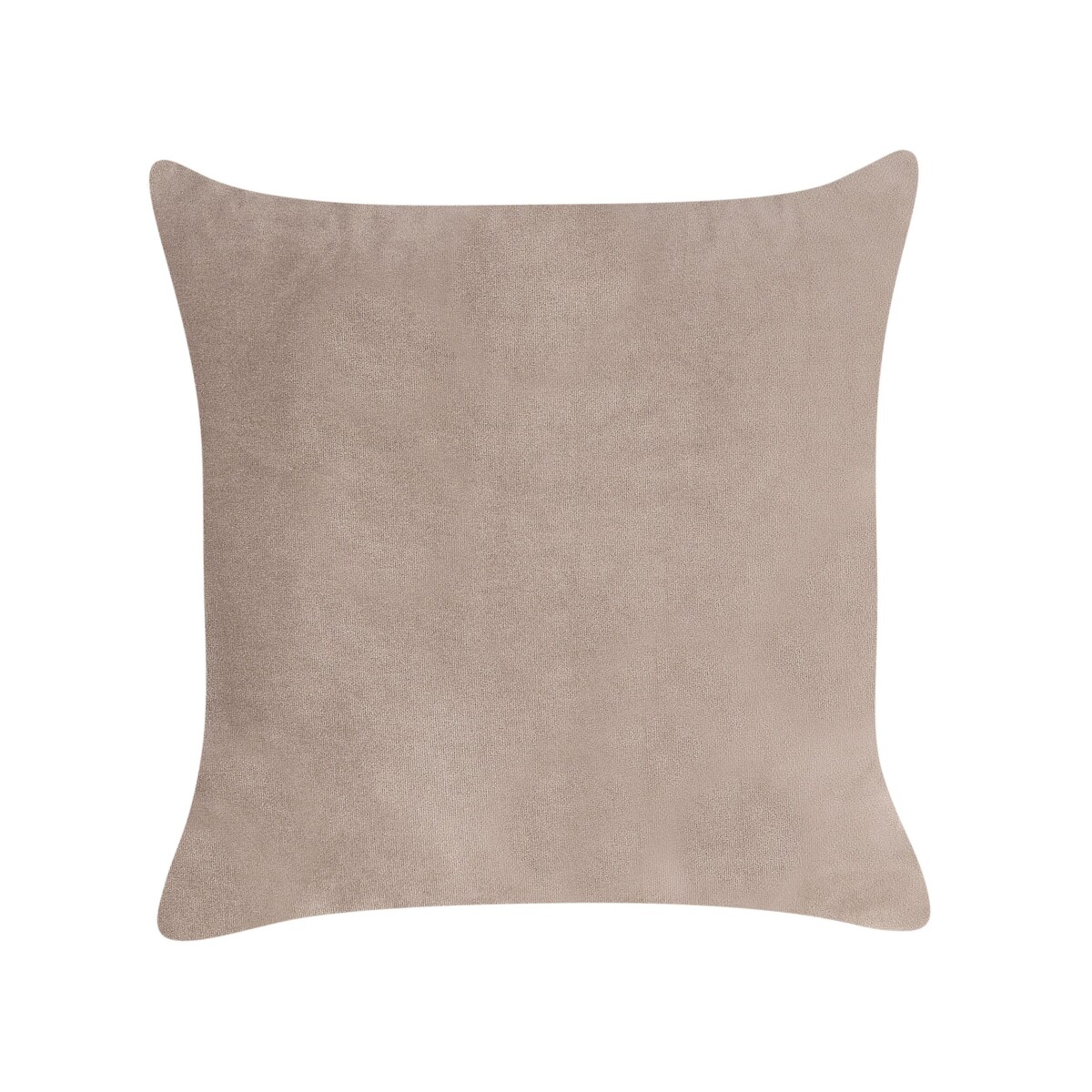 Szezlong welurowy prawostronny beżowoszary CHAUMONT