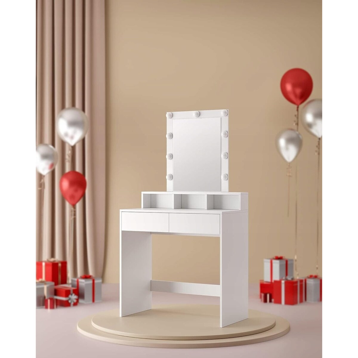 Toaletka Do Sypialni Pokoju Dla Kobiet Nastolatek Biała