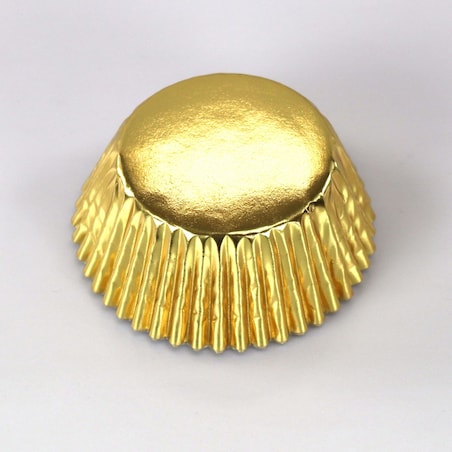 PME Metaliczne papilotki do babeczek (30 sztuk) złoty