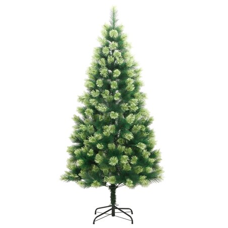 vidaXL Sztuczna choinka zawiasowa ze stojakiem, 240 cm
