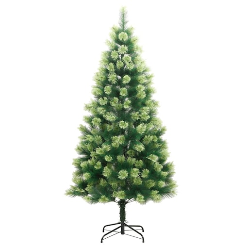 vidaXL Sztuczna choinka zawiasowa ze stojakiem, 240 cm