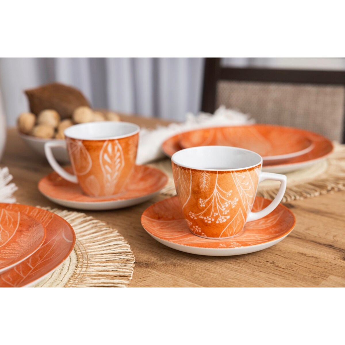 Filiżanka 350 ml ze spodkiem Beata, Dorota Cztery Pory Roku Lato LU40 (9075C)