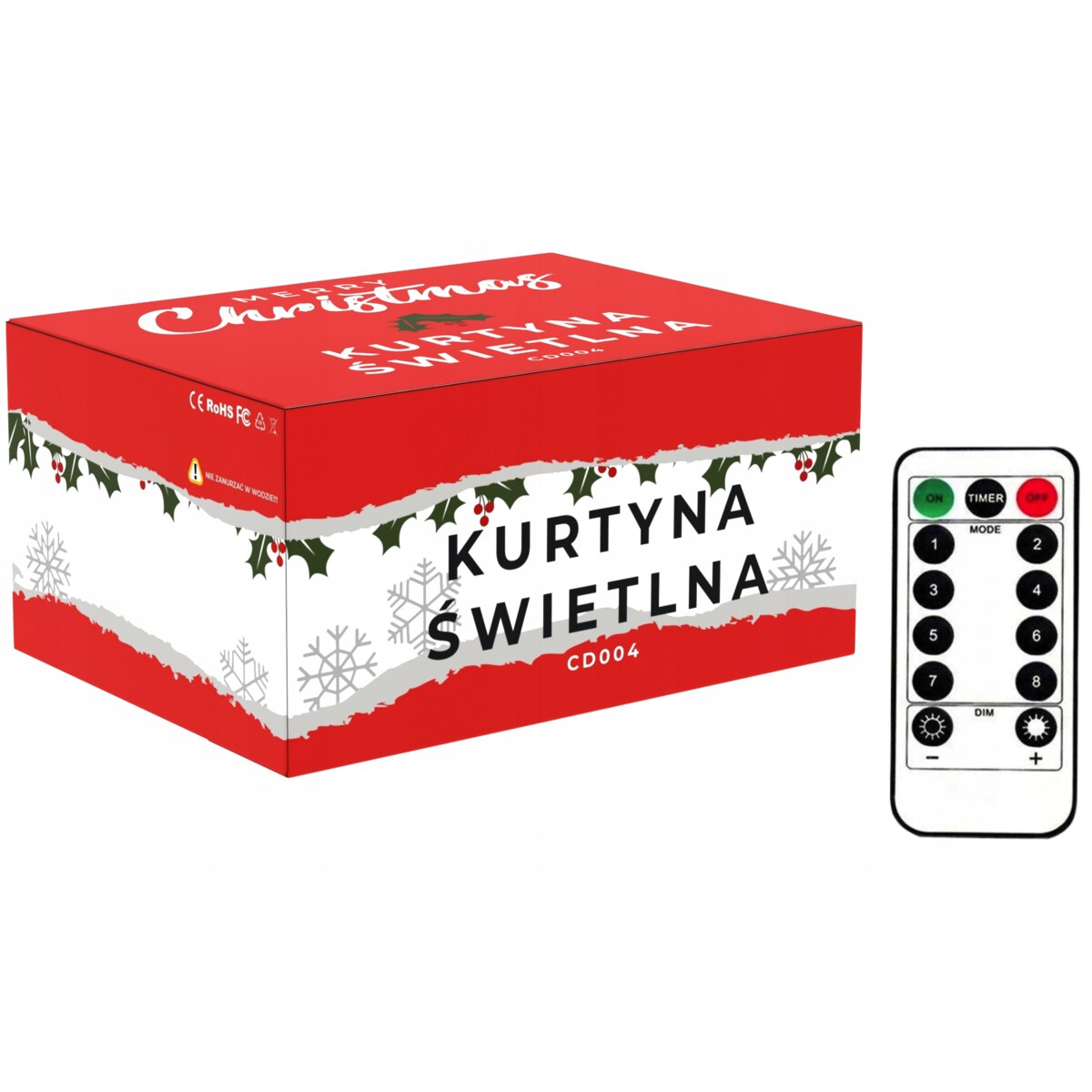 Kurtyna Led Z Pilotem Gwiazdy Wiszące Cd005