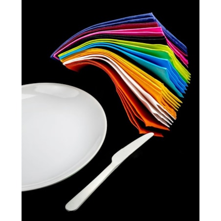 Serwetki stołowe Renova Gold białe 40 szt