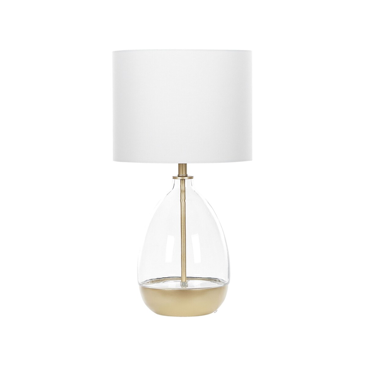 Lampa stołowa złota z białym OKARI