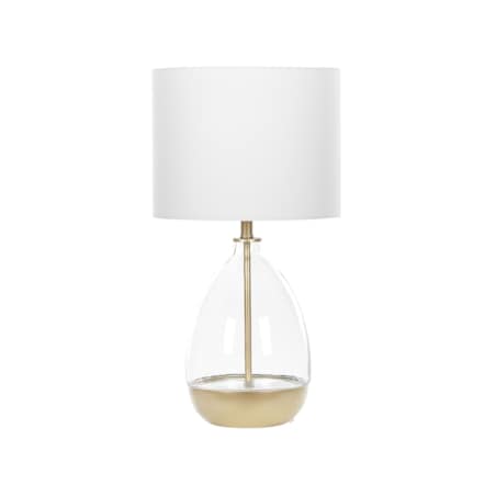 Lampa stołowa złota z białym OKARI