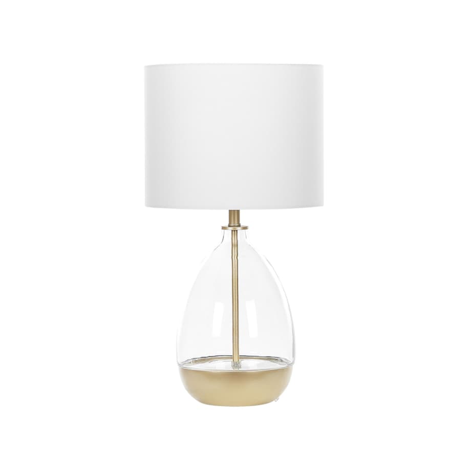 Lampa stołowa złota z białym OKARI