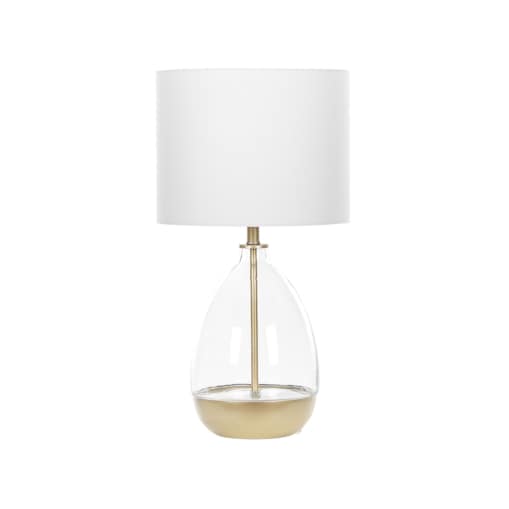 Lampa stołowa złota z białym OKARI