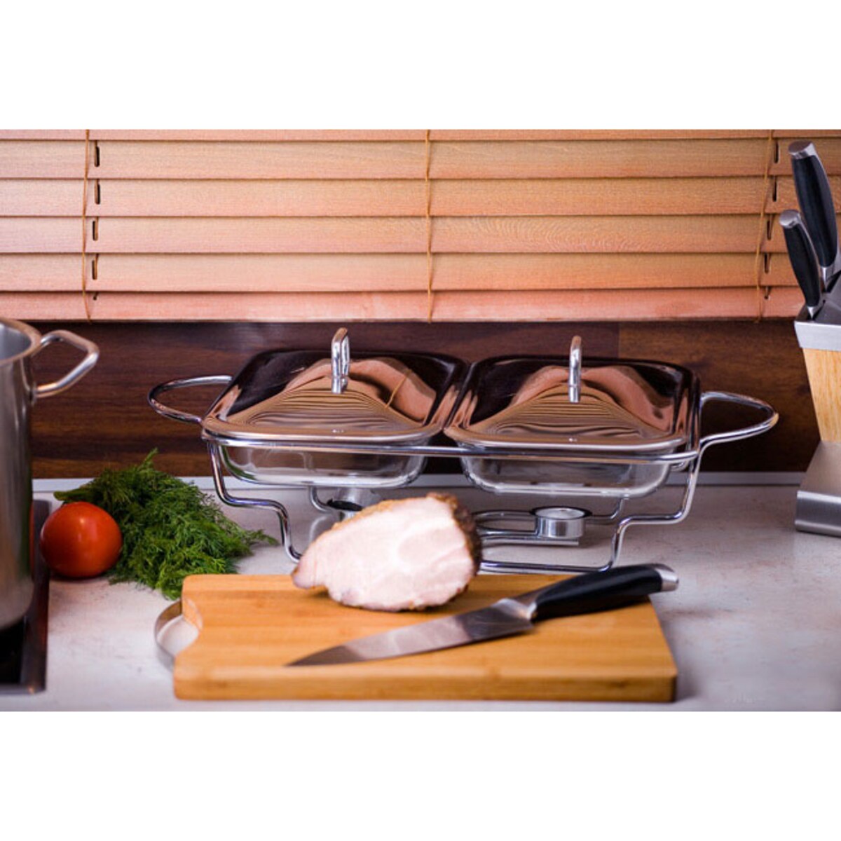 Podgrzewacz stołowy KINGHOFF 5 ele. 2x1.5L