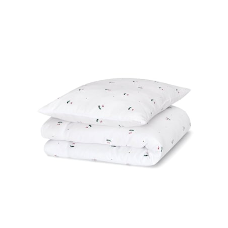 Pościel z wypełnieniem Czereśnie 100/135 + 40/60 cm