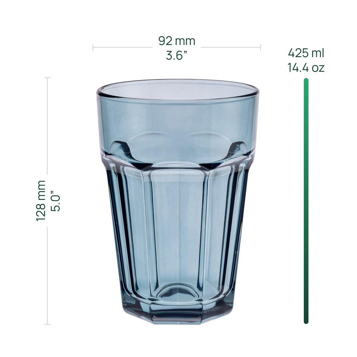 Komplet szklanek w stylu vintage Alva Retro 370 ml