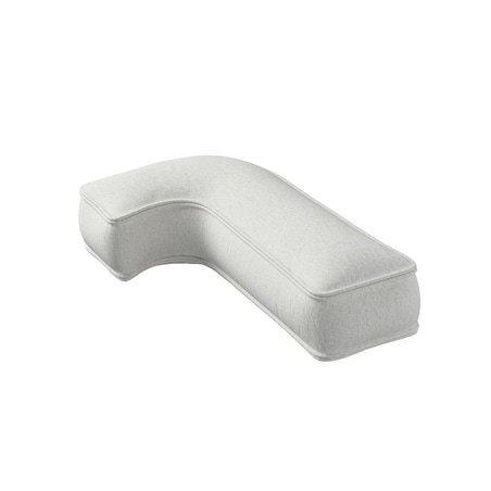 Poduszka literka J, biały, 35x40cm, Boucle