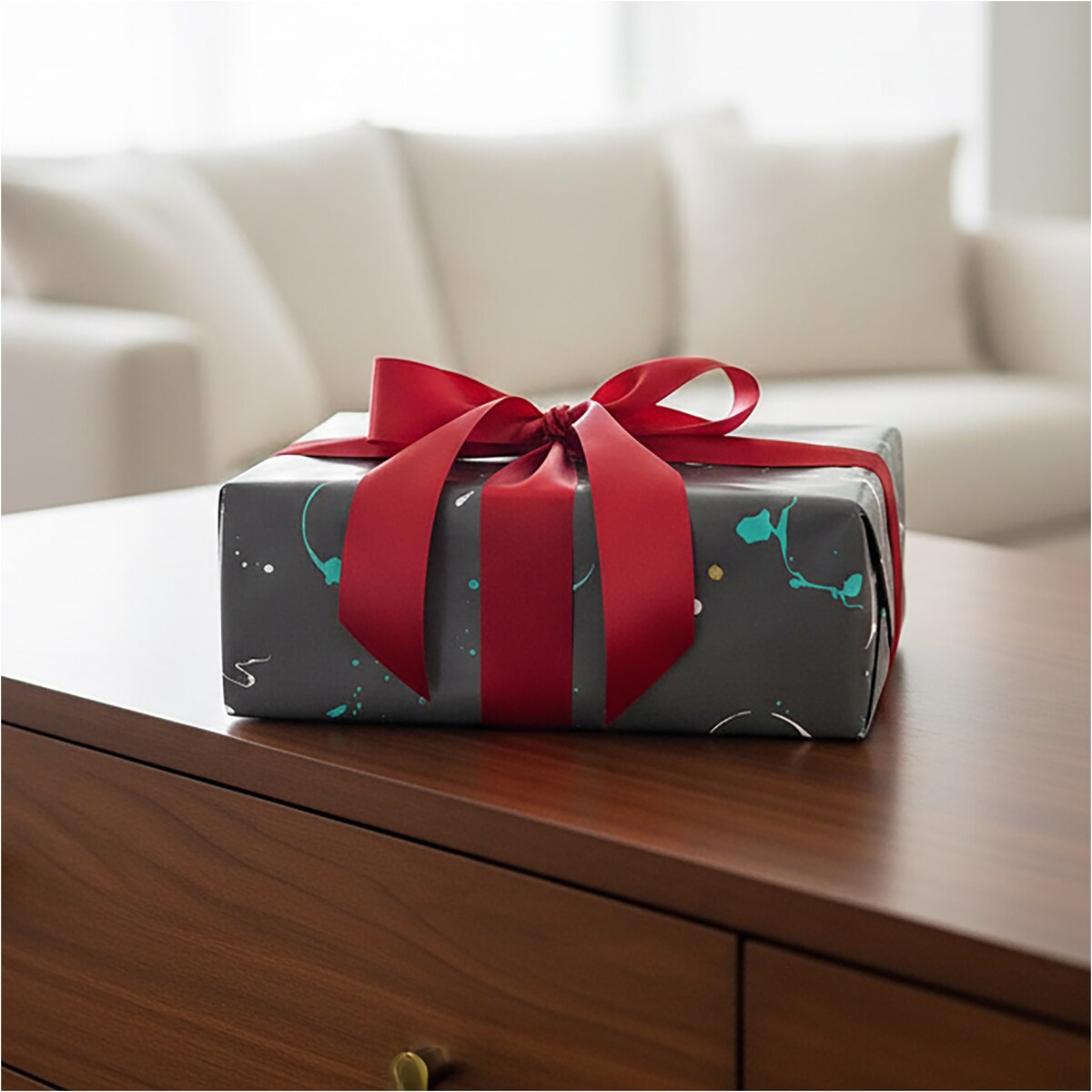 Papier do pakowania prezentów 25 METRÓW MEGAROLKA Urodzinowy Do Paczek Ozdobny