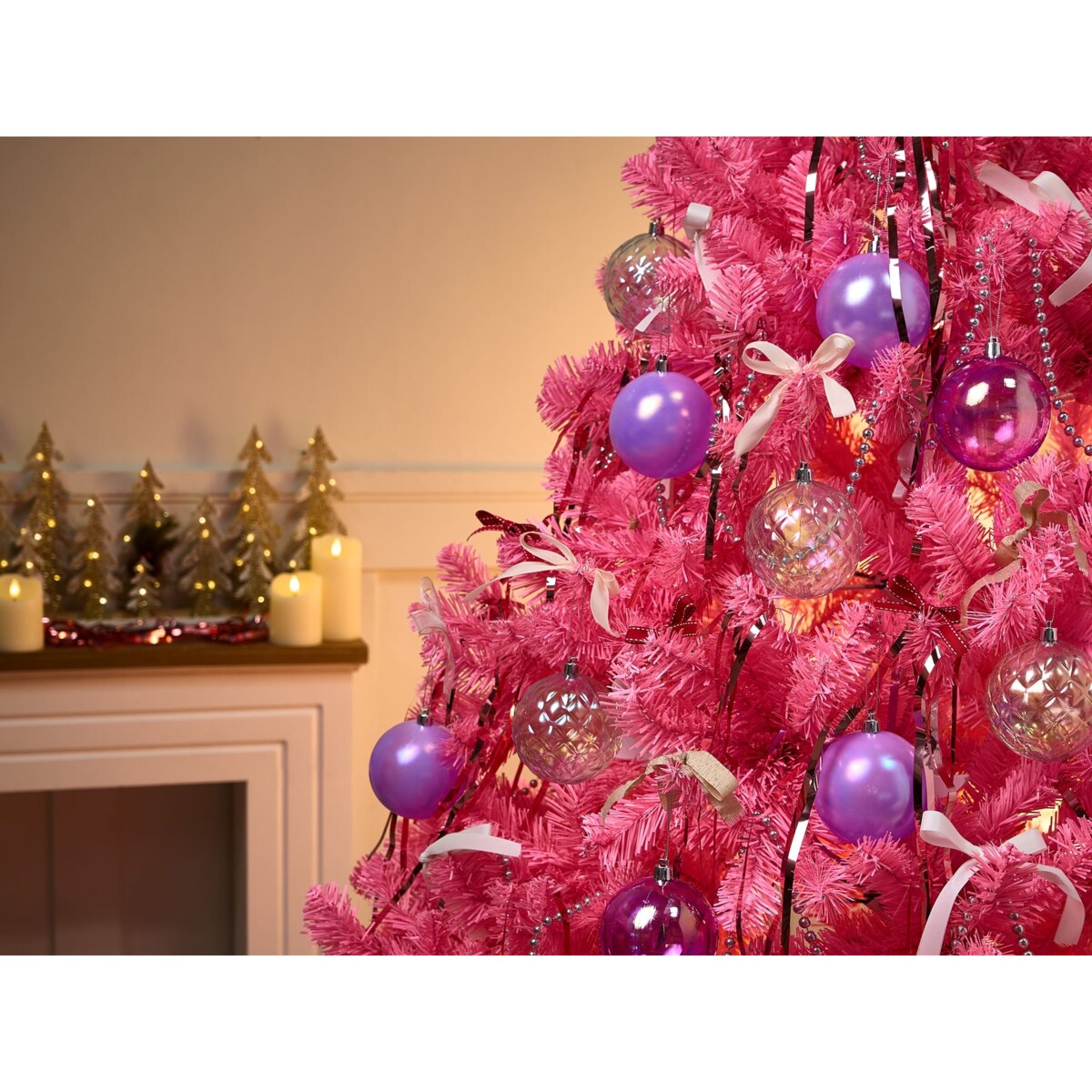 Zestaw 24 bombek ASNEN Fioletowy