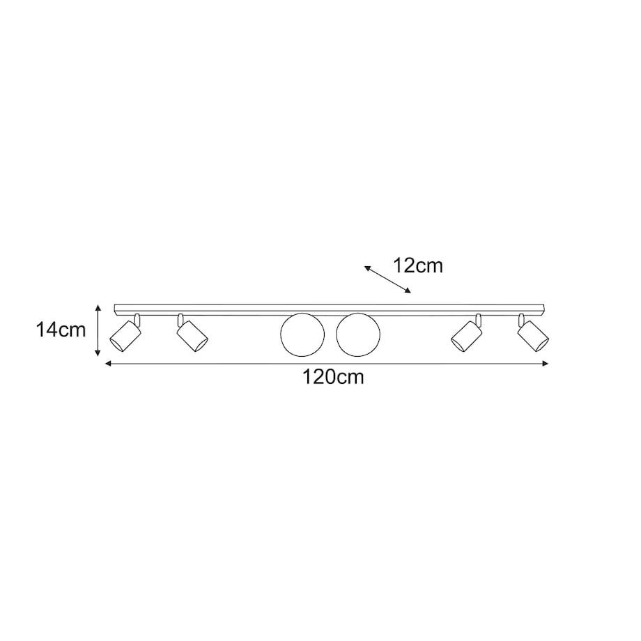 Lampa sufitowa K-6032 z serii NANO