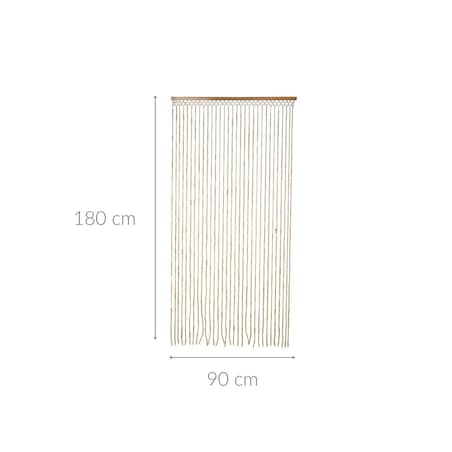 Koraliki na drzwi boho, 90 x 180 cm