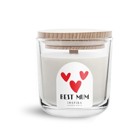 Świeca sojowa zapachowa "Dla Mamy" Peony