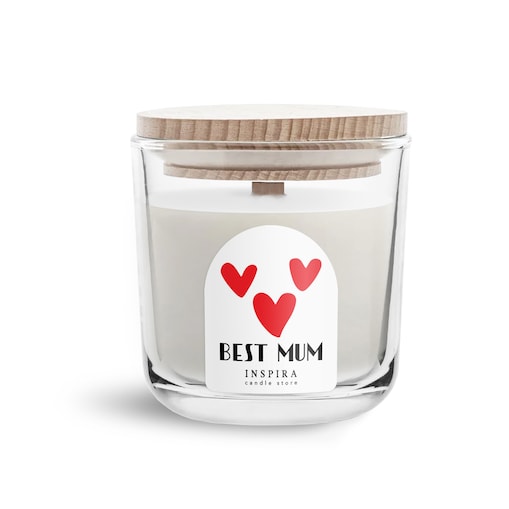 Świeca sojowa zapachowa "Dla Mamy" Peony