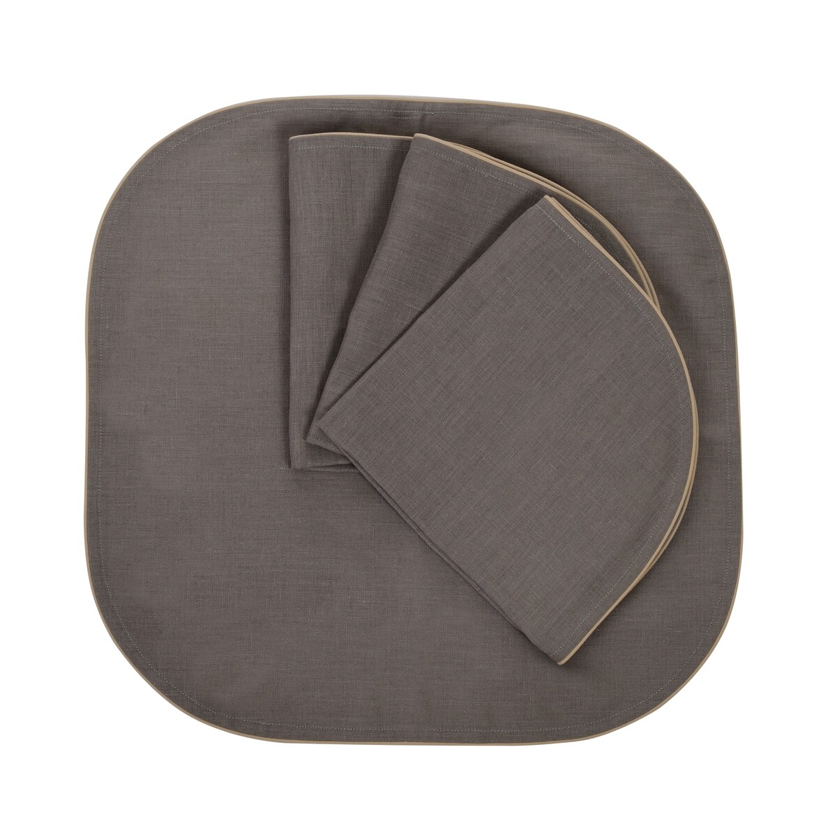 Lniane serwetki Royal Fango – komplet 6 szt.