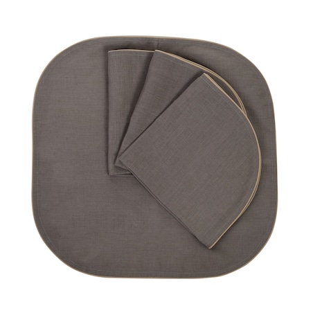 Lniane serwetki Royal Fango – komplet 6 szt.