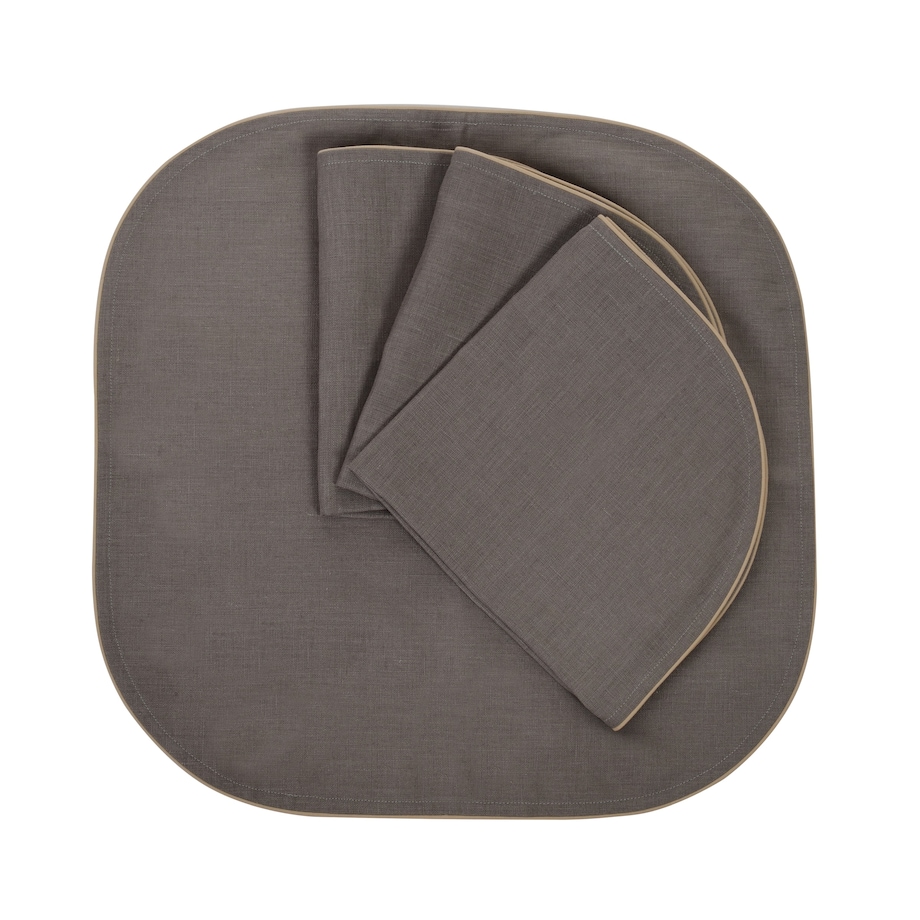 Lniane serwetki Royal Fango – komplet 6 szt.