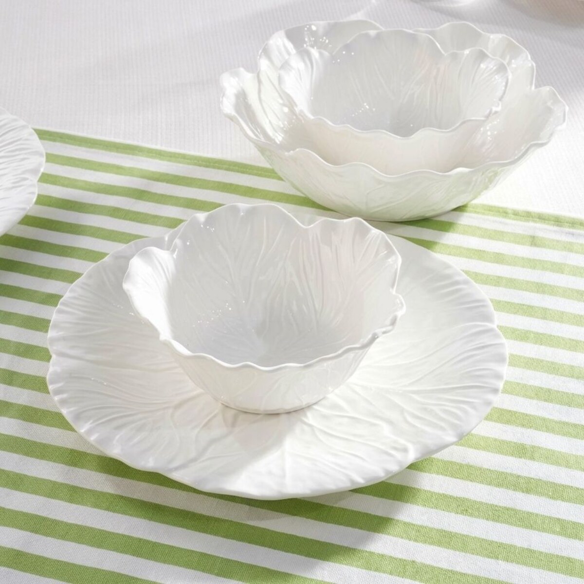 VILLA ITALIA Talerz porcelanowy 25 cm BRASSICO