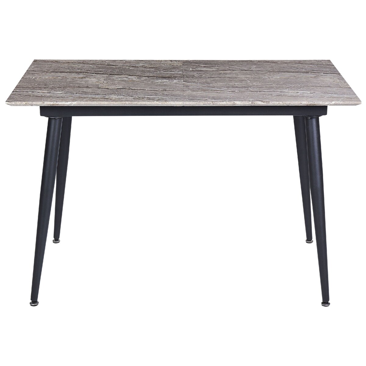 Stół do jadalni rozkładany 120/150 x 80 cm imitacja kamienia szary EFTALIA