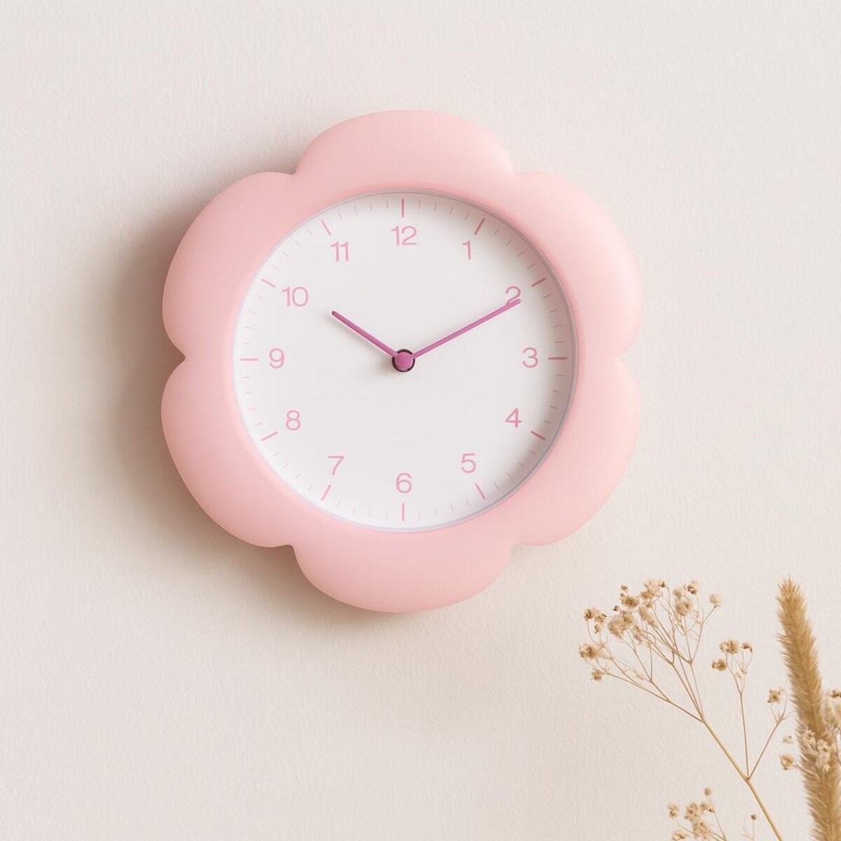 Zegar ścienny w kształcie kwiatu KRONA, 23 cm