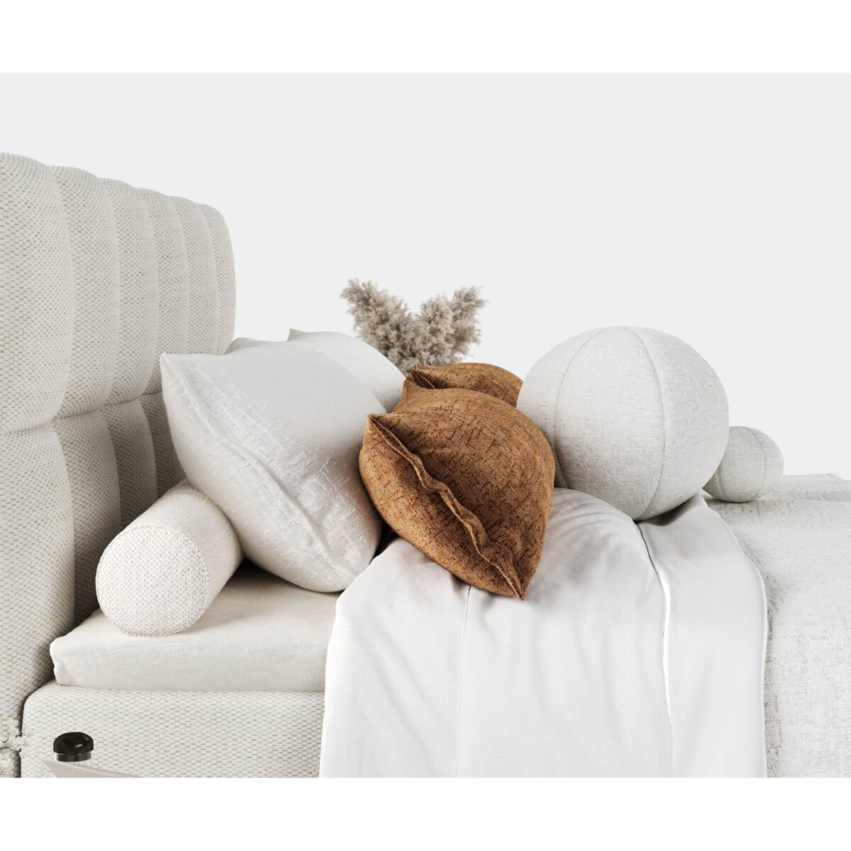 Poduszka HAPPY PILL 13 cm Biała