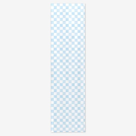 Bieżnik świąteczny - błękitna krata - 35x130