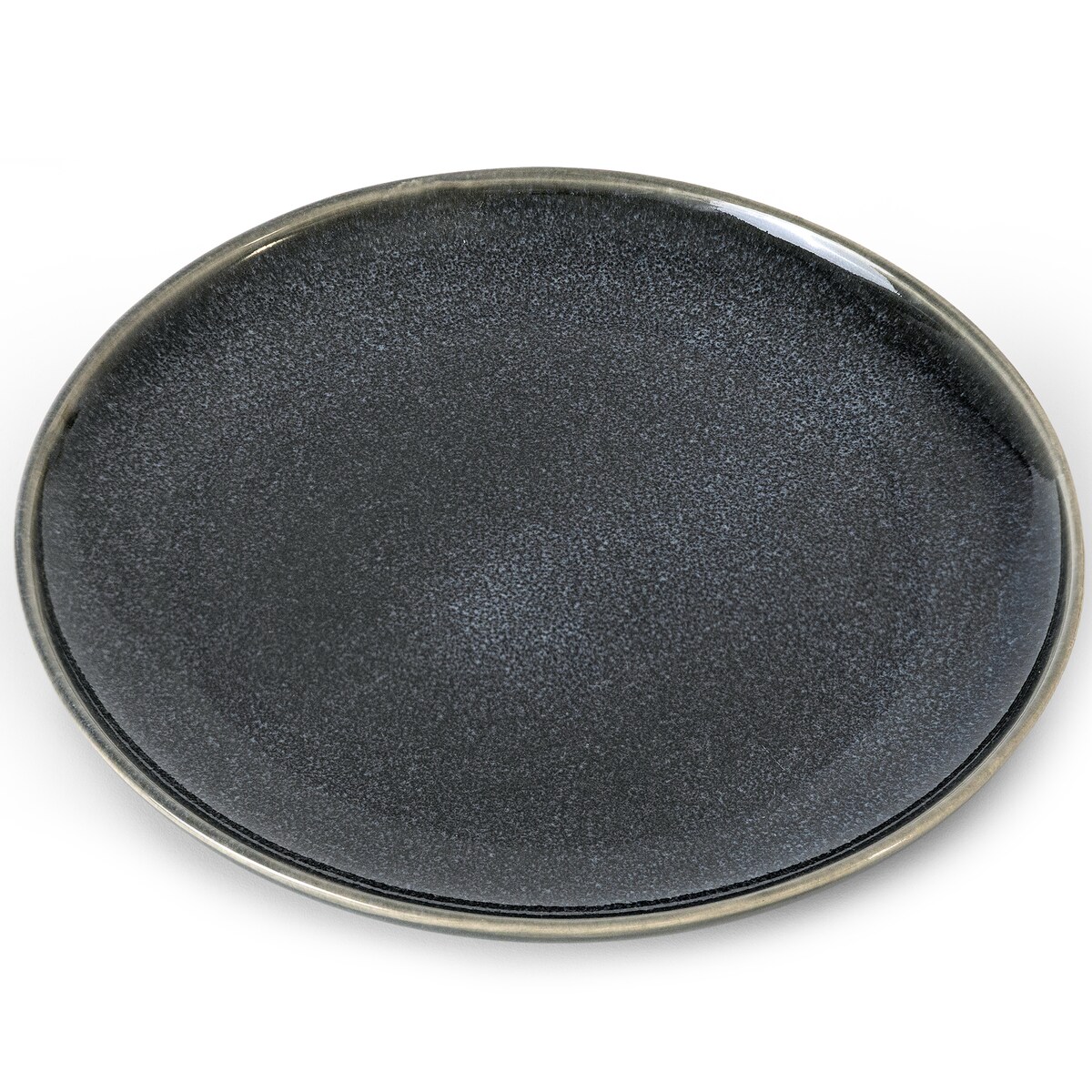 EDA Zestaw obiadowy 6 os. (32 el.), niebieski/szary/beżowy